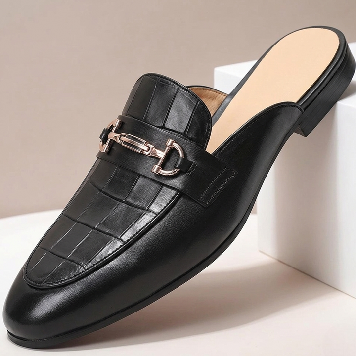 Brancetti Cowhide Leather Mules