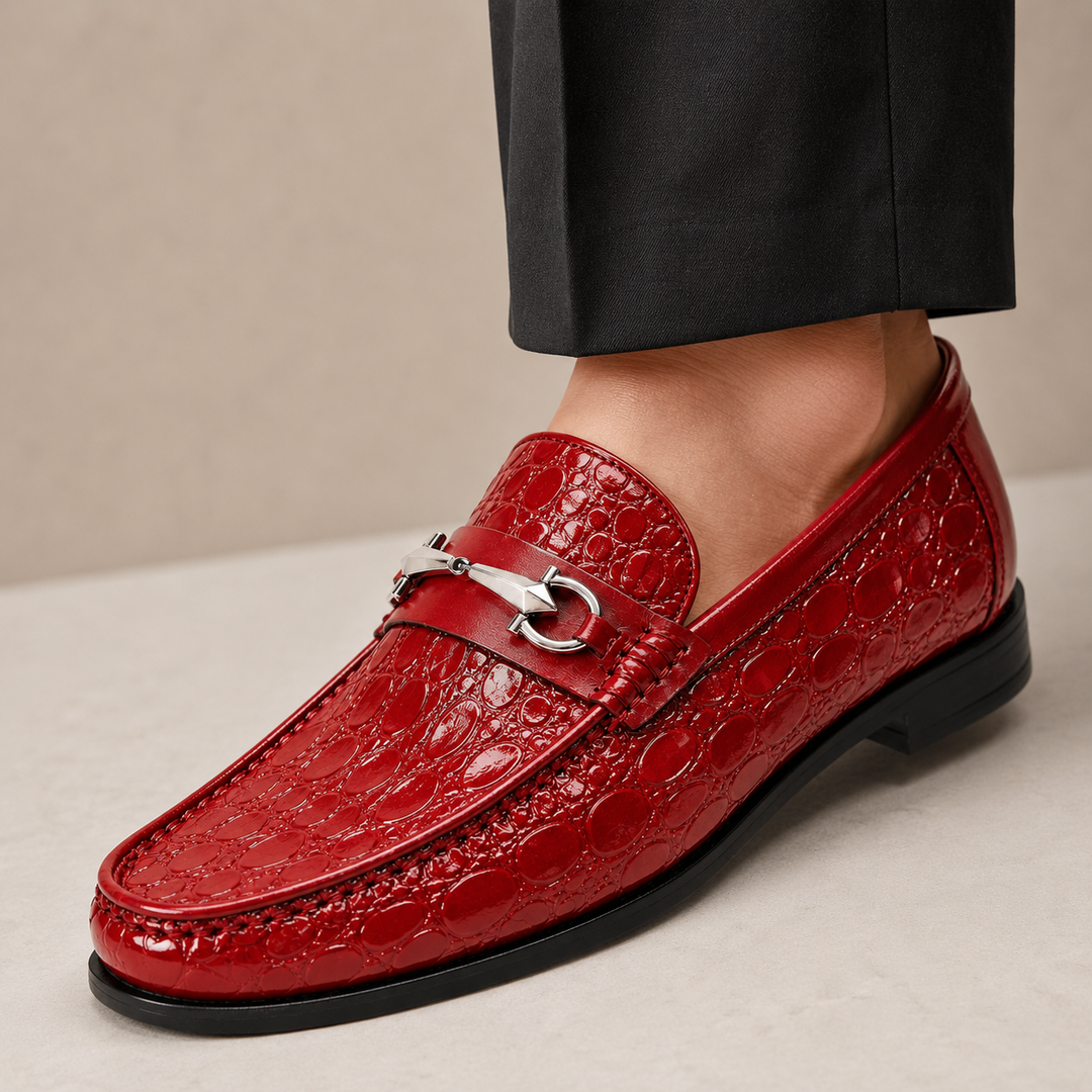 Carvano Cowhide Leather Loafers