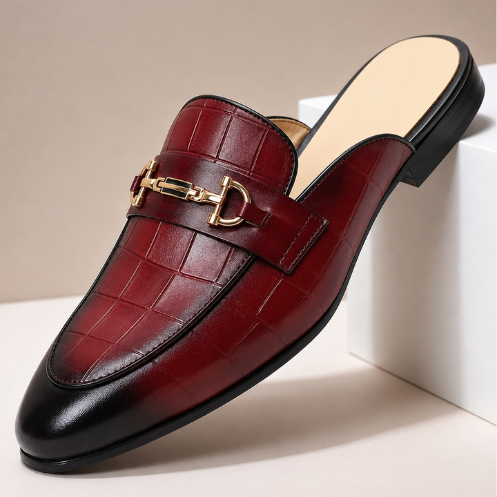 Brancetti Cowhide Leather Mules