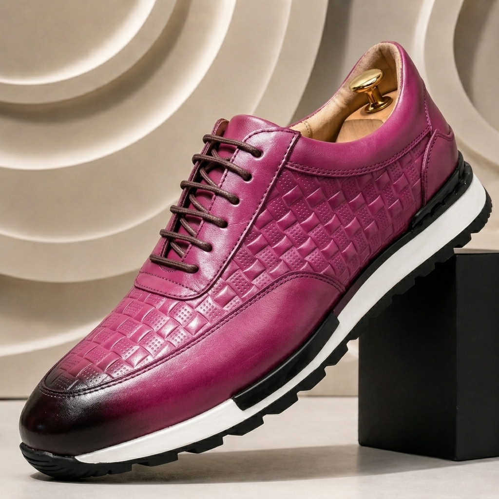 Costaro Cowhide Leather Sneakers