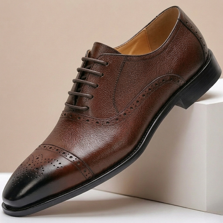 Ferrato Cowhide Leather Shoes