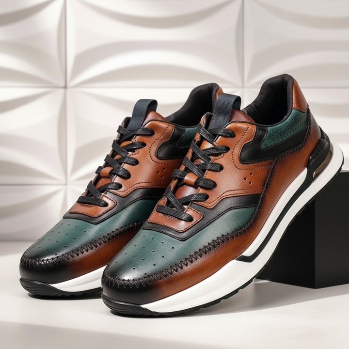 Salerno Cowhide Leather Sneakers