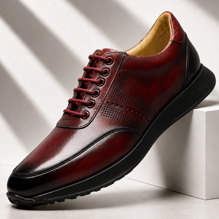 Sartelli Cowhide Leather Sneakers