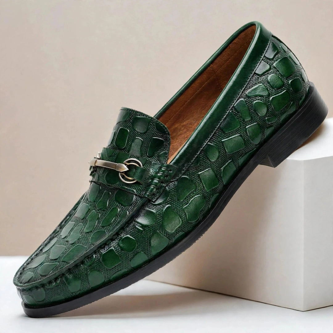 Donavico Cowhide Leather Loafers