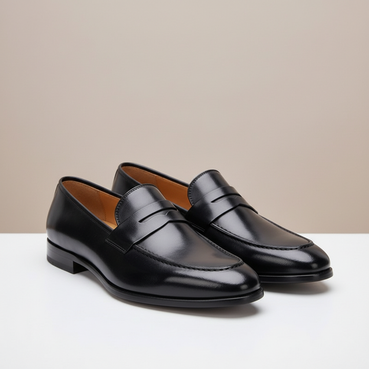 Montelli Cowhide Leather Loafers