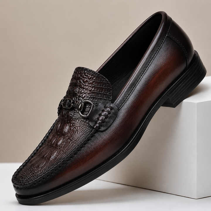 Massaro Cowhide Leather Loafers