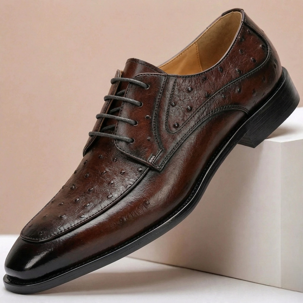 Bernini Cowhide Leather Shoes