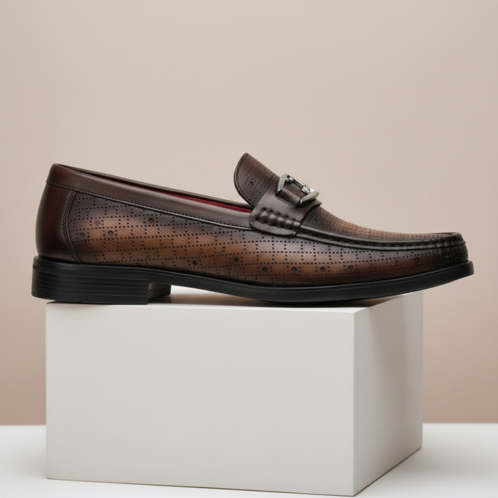 Dalmari Cowhide Leather Loafers