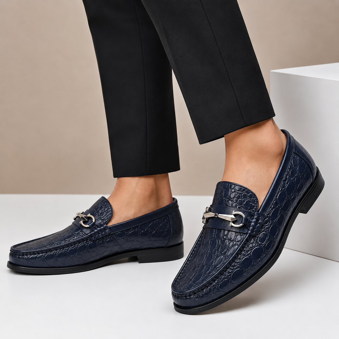 Carvano Cowhide Leather Loafers