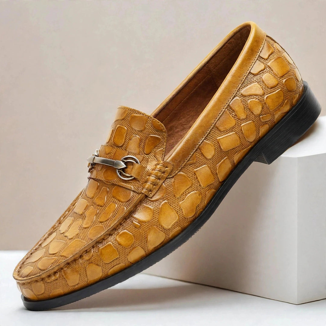 Donavico Cowhide Leather Loafers
