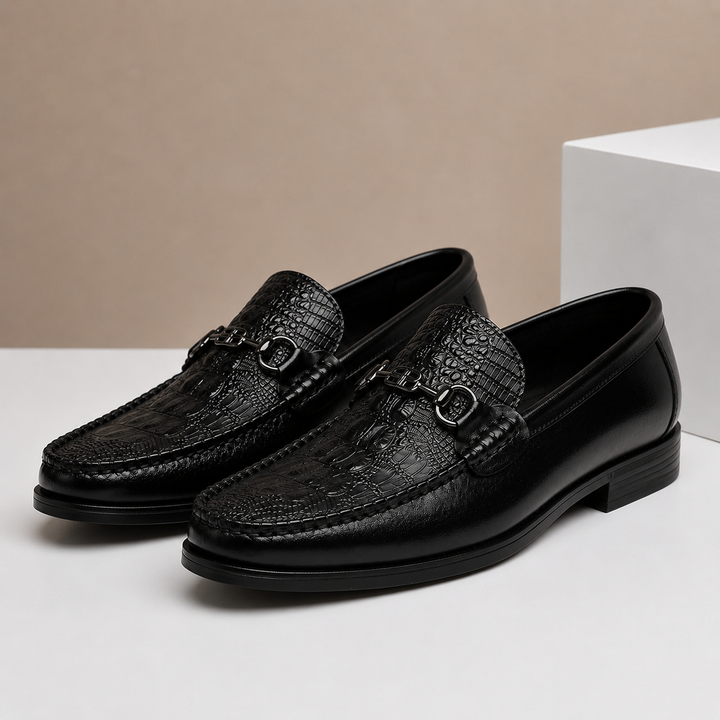 Massaro Cowhide Leather Loafers