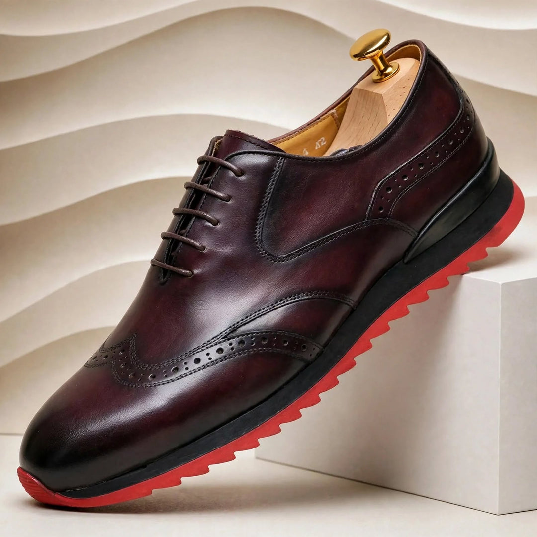 Varelli Cowhide Leather Sneakers