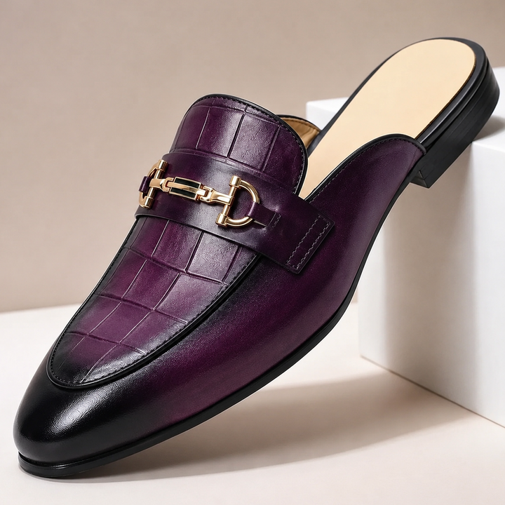 Brancetti Cowhide Leather Mules