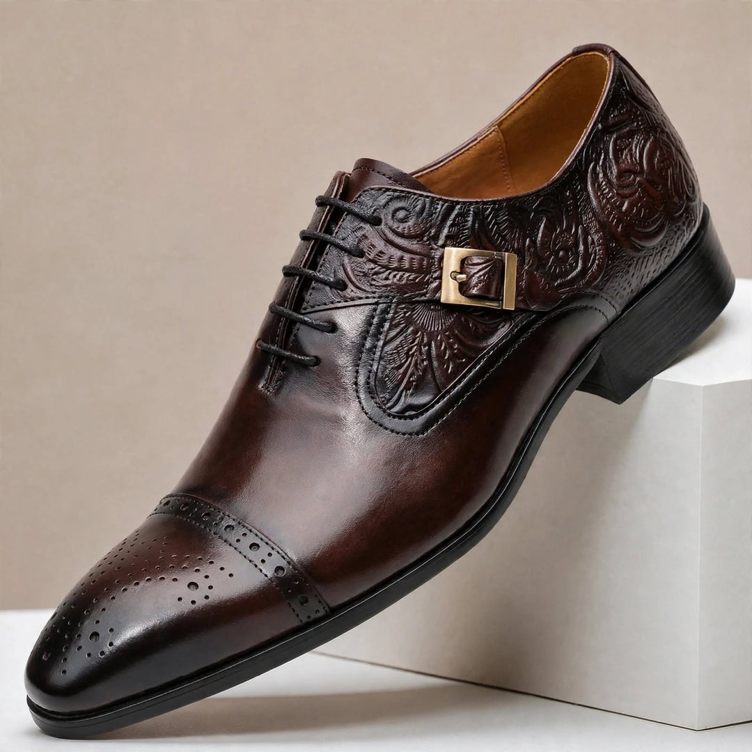 Rocco Cowhide Leather Shoes