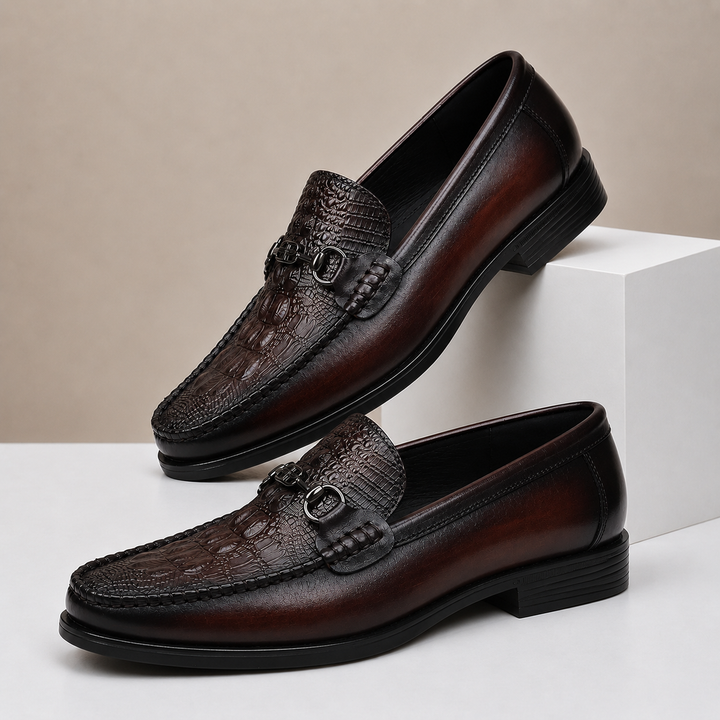 Massaro Cowhide Leather Loafers