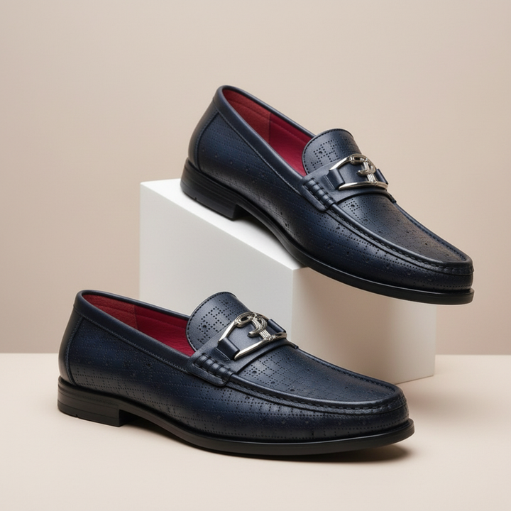 Dalmari Cowhide Leather Loafers
