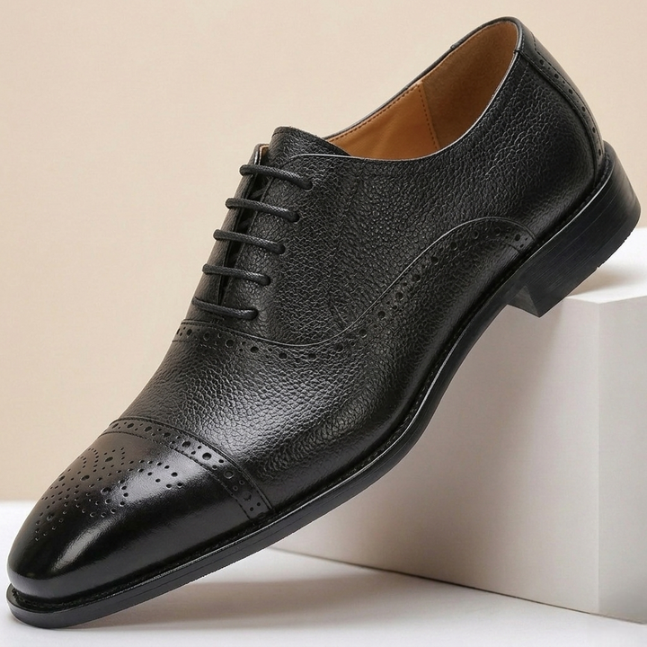 Ferrato Cowhide Leather Shoes