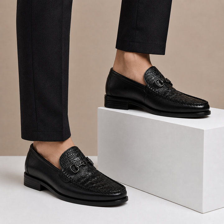 Massaro Cowhide Leather Loafers