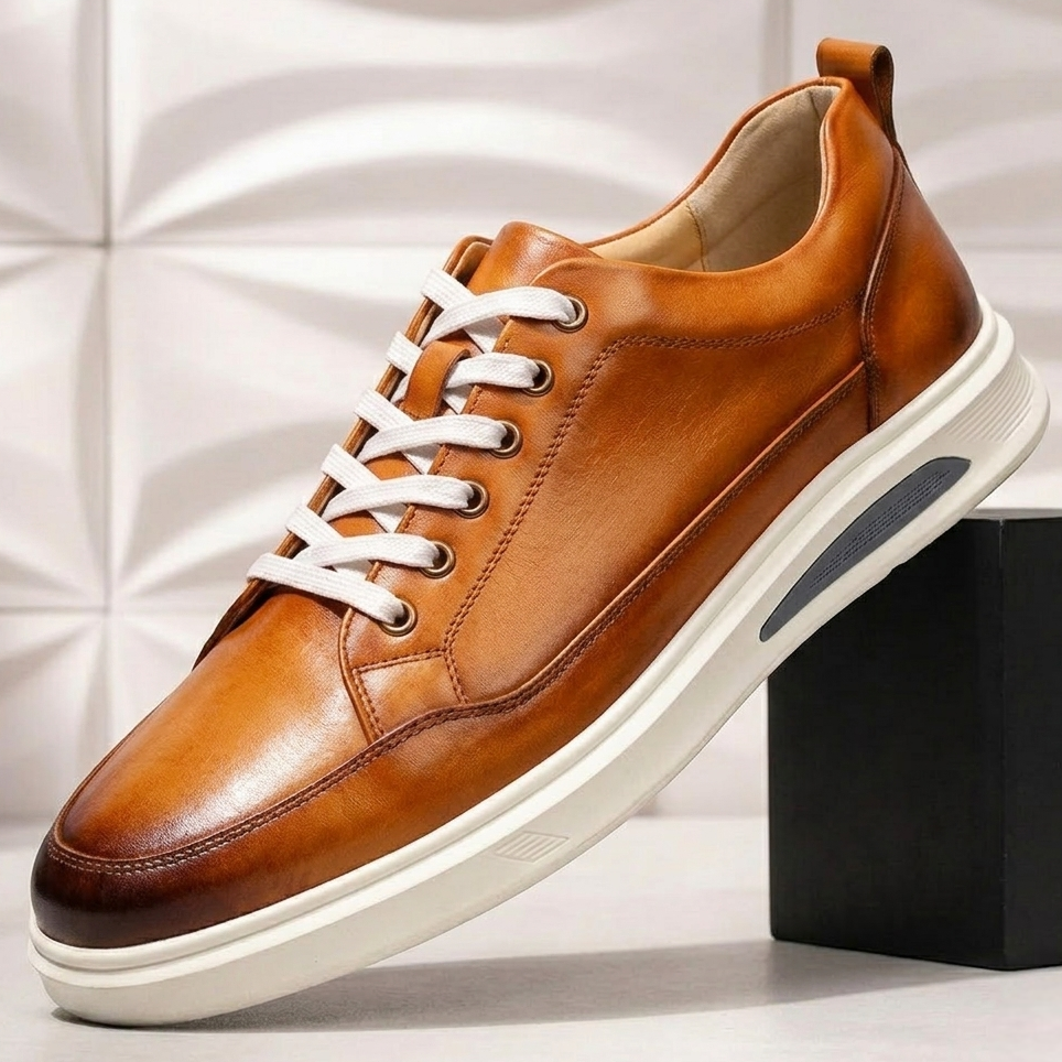 Caprini Cowhide Leather Sneakers