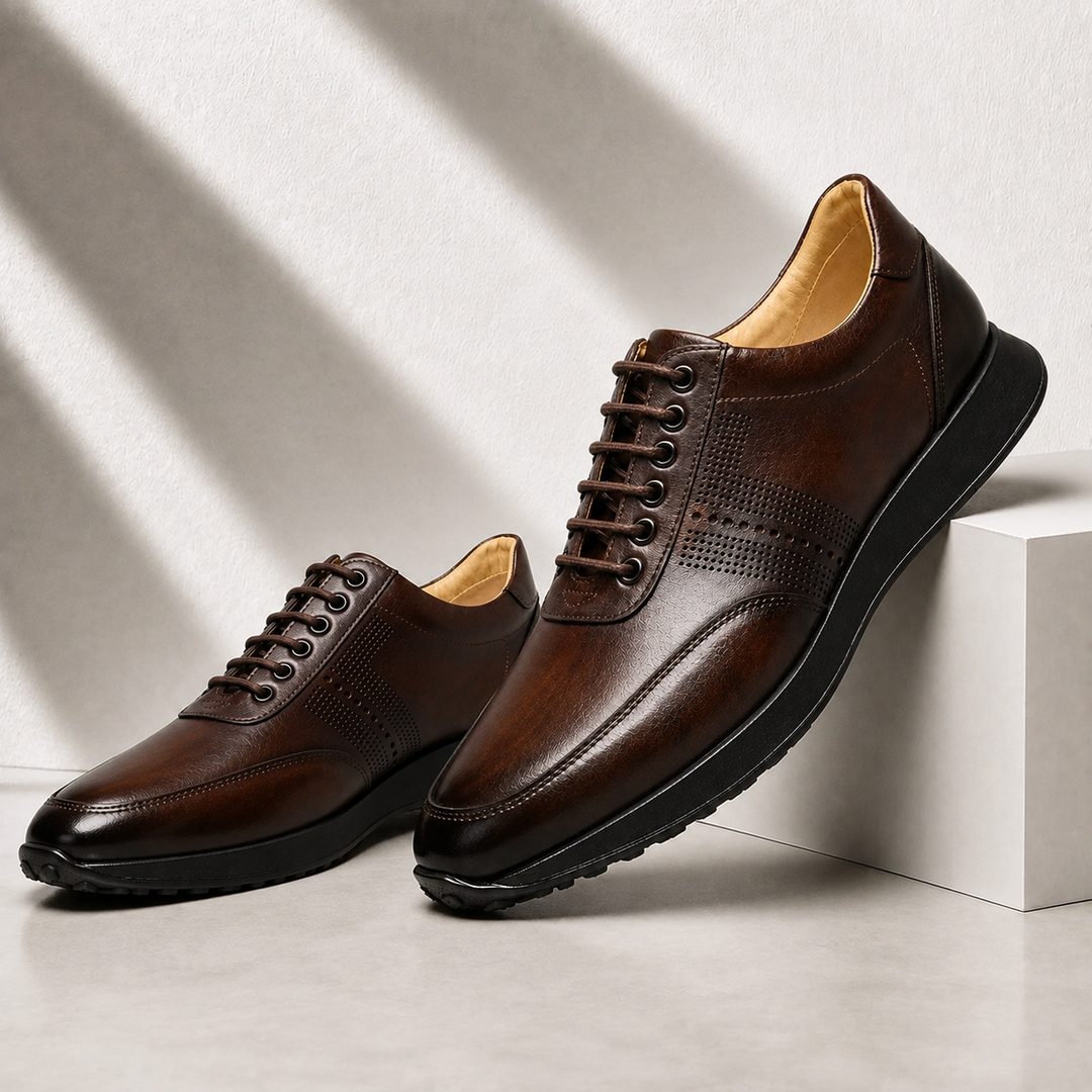 Sartelli Cowhide Leather Sneakers