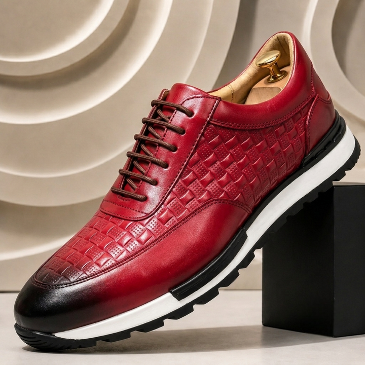 Costaro Cowhide Leather Sneakers