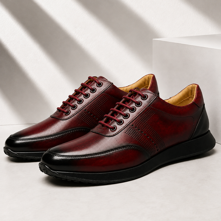Sartelli Cowhide Leather Sneakers
