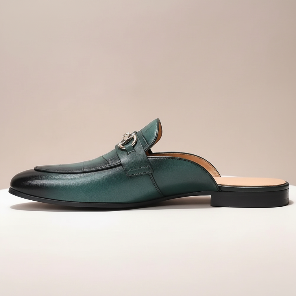 Brancetti Cowhide Leather Mules
