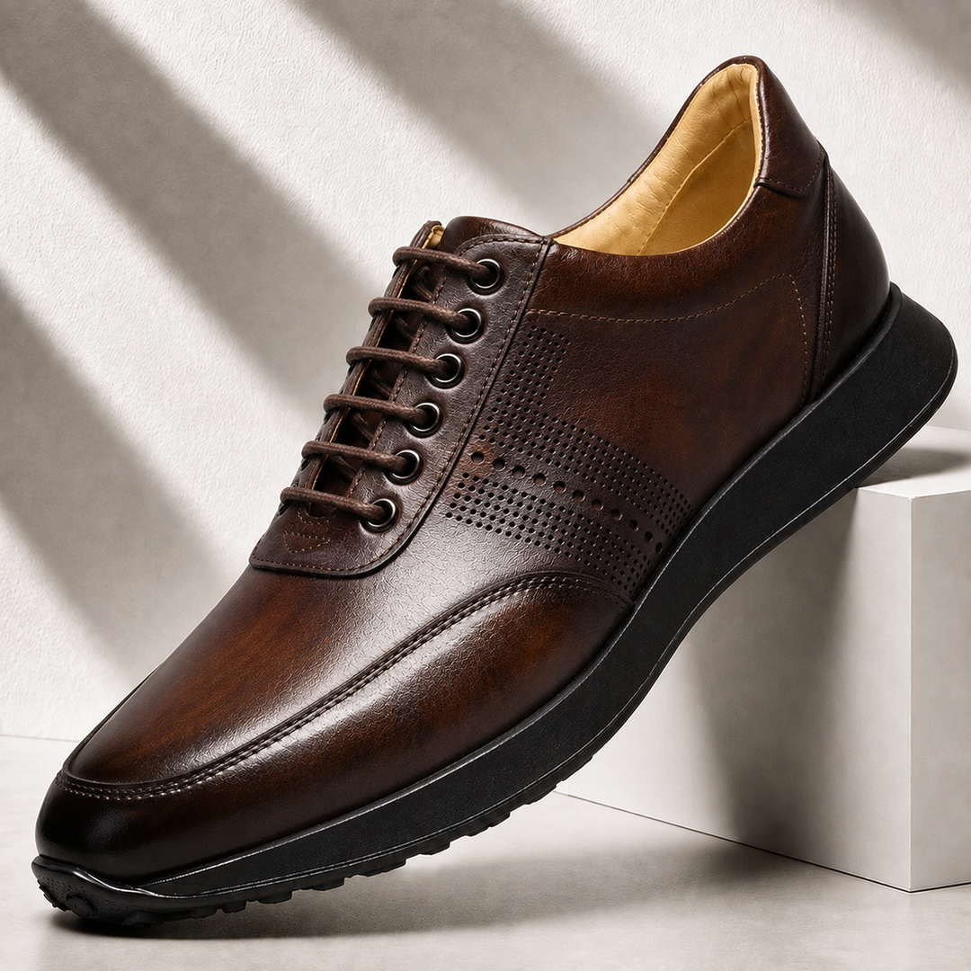 Sartelli Cowhide Leather Sneakers