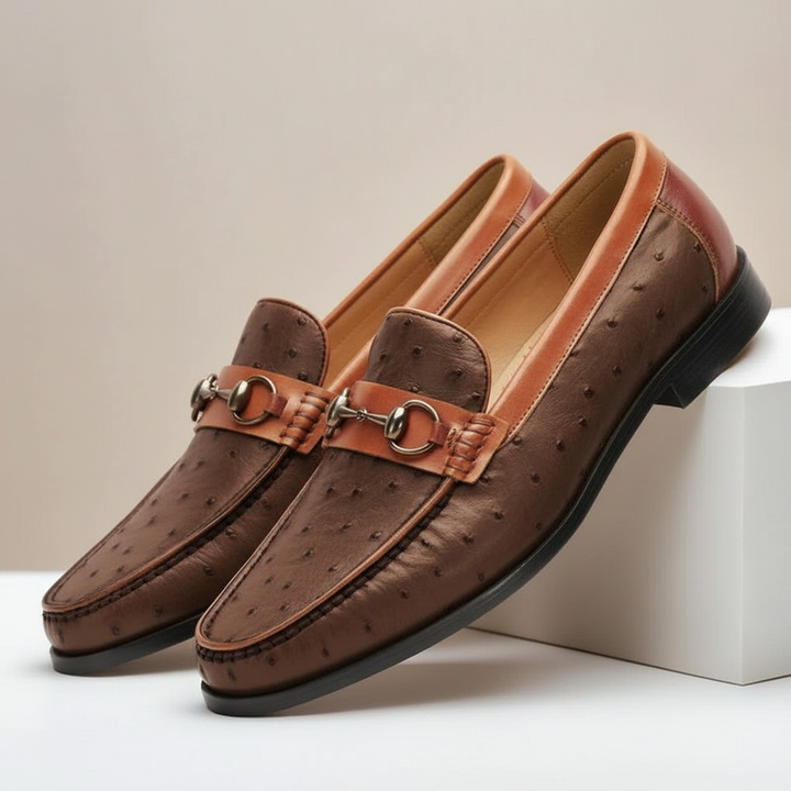 Varetti Cowhide Leather Loafers