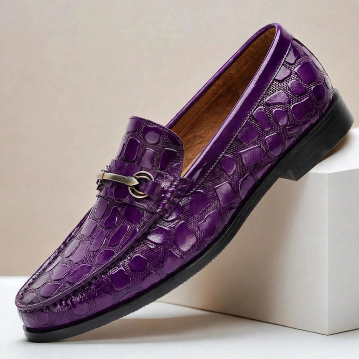 Donavico Cowhide Leather Loafers