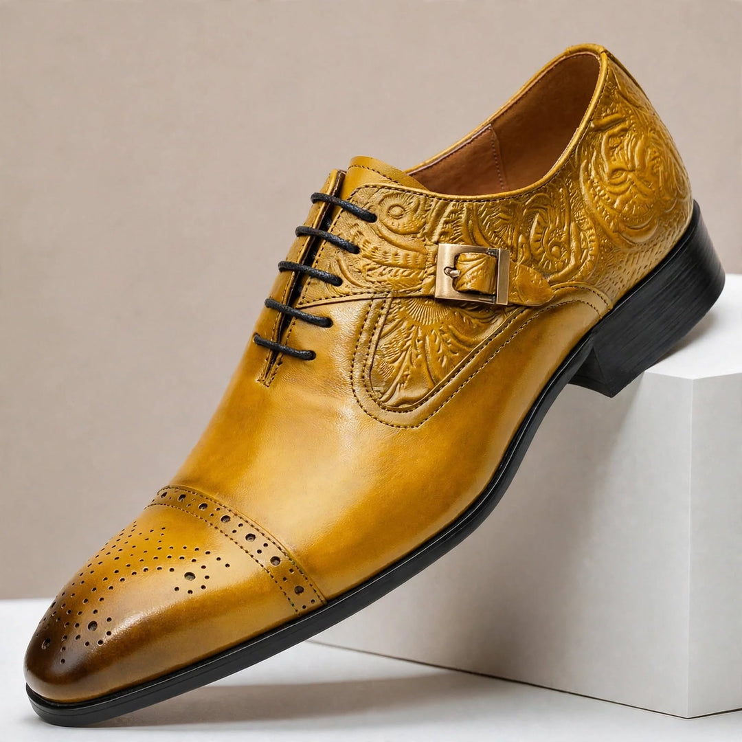 Rocco Cowhide Leather Shoes