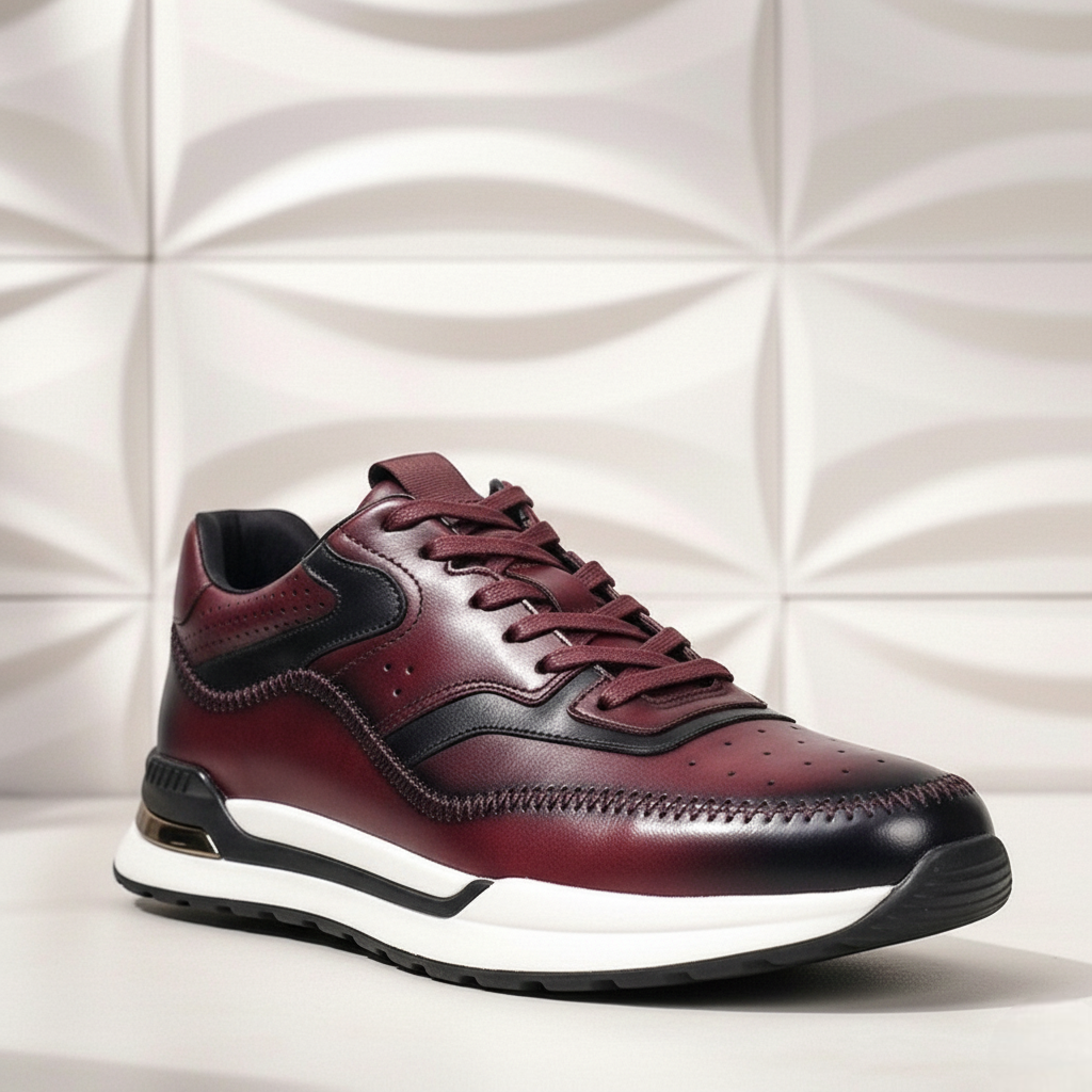 Salerno Cowhide Leather Sneakers
