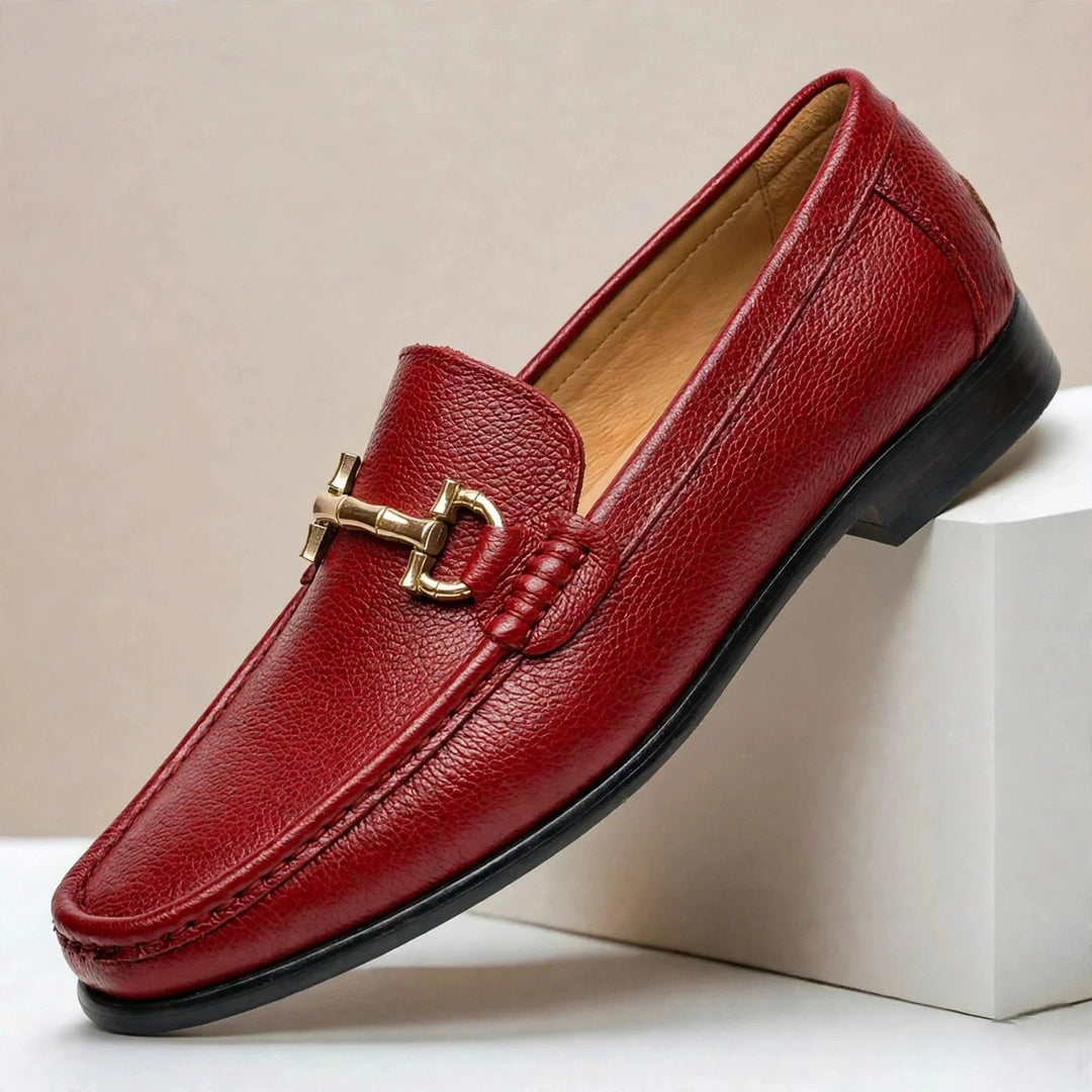 Vescari Cowhide Leather Loafers