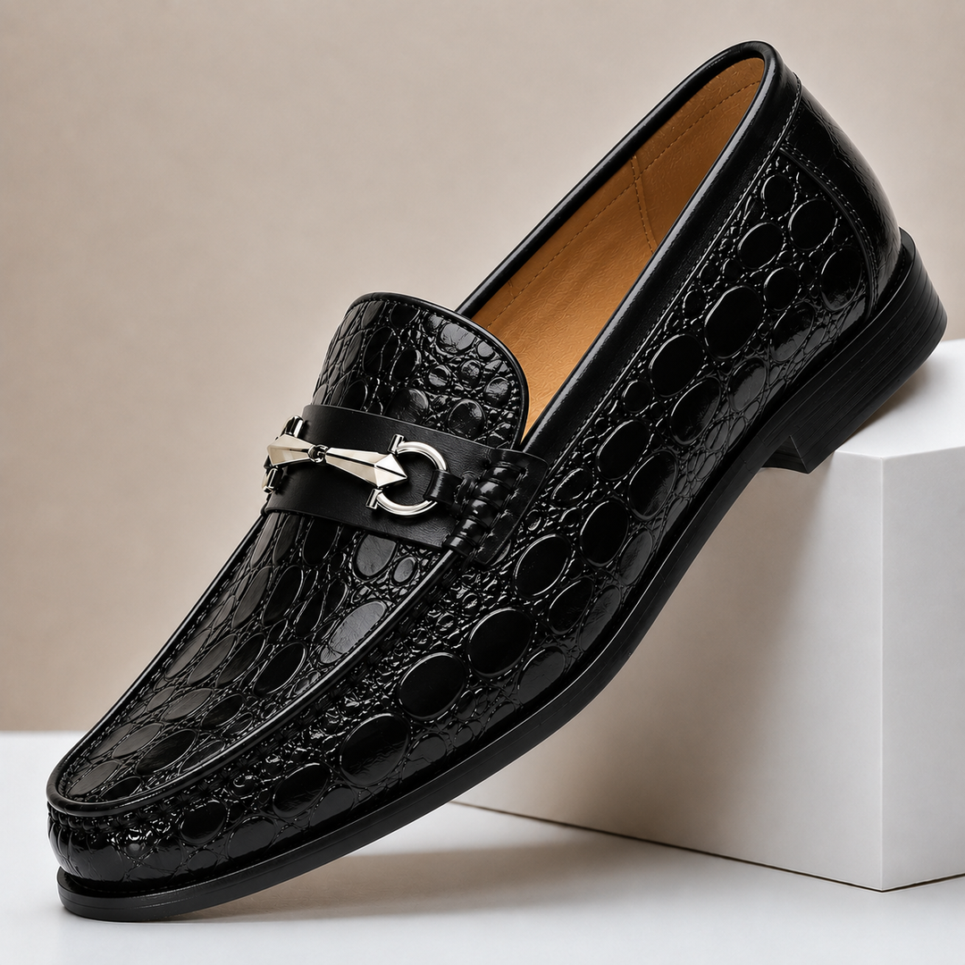 Carvano Cowhide Leather Loafers
