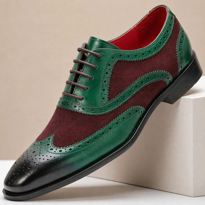 Brisello Cowhide Leather Shoes