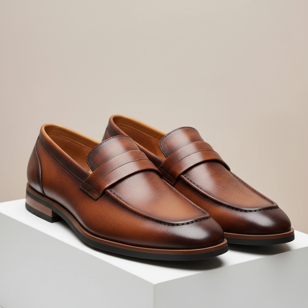 Giorelli Cowhide Leather Loafers