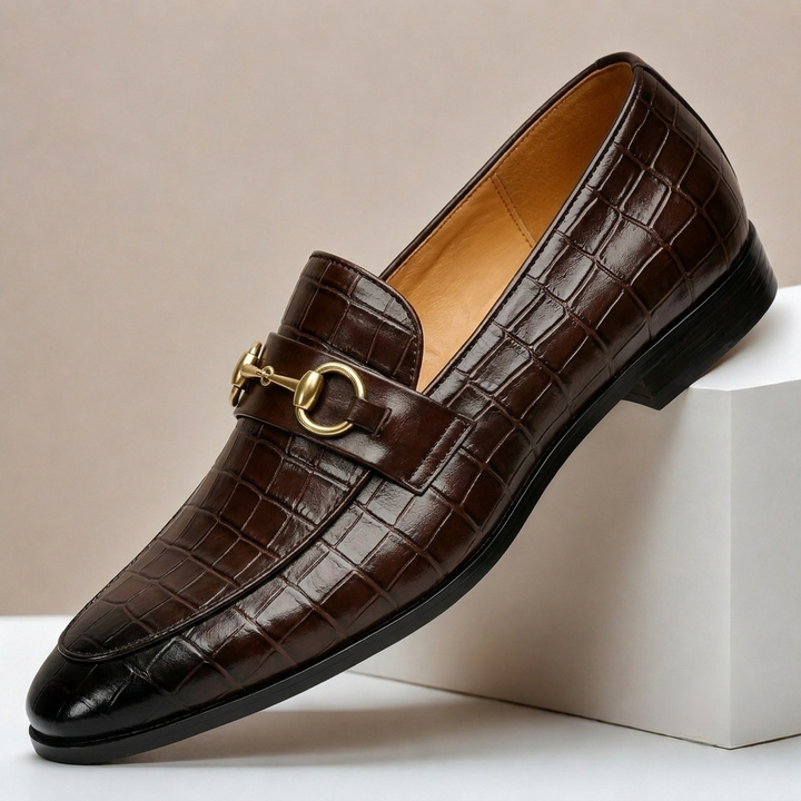 Ravelli Cowhide Leather Loafers