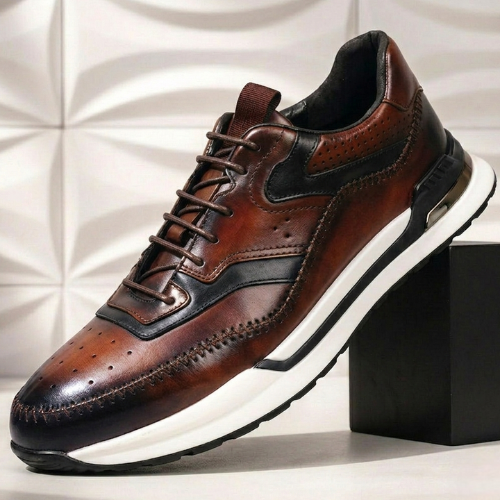 Salerno Cowhide Leather Sneakers