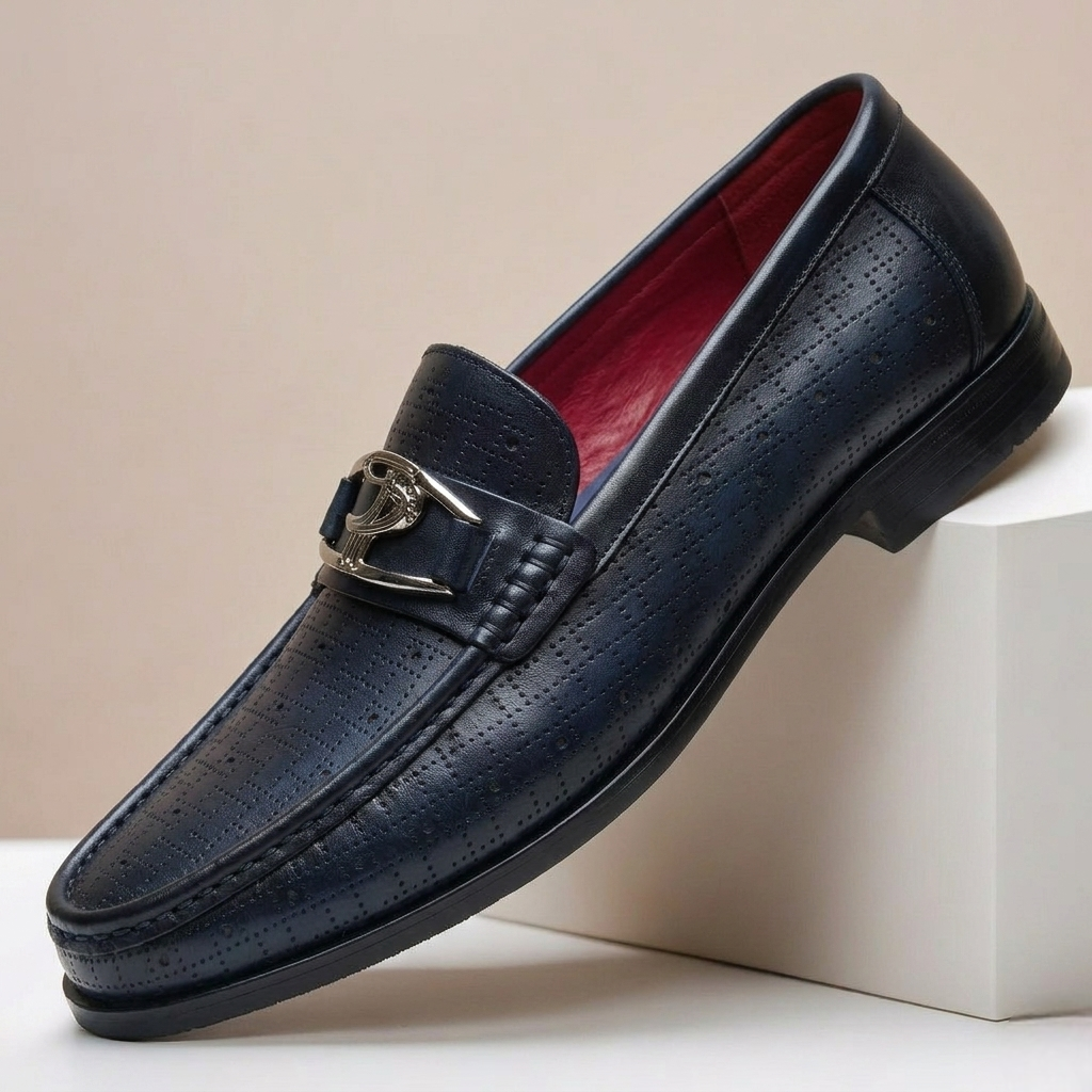 Dalmari Cowhide Leather Loafers