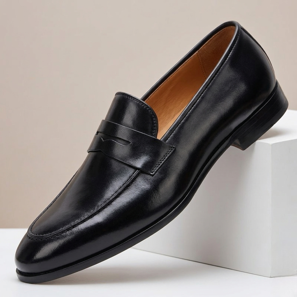 Montelli Cowhide Leather Loafers