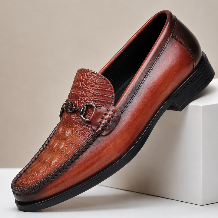 Massaro Cowhide Leather Loafers
