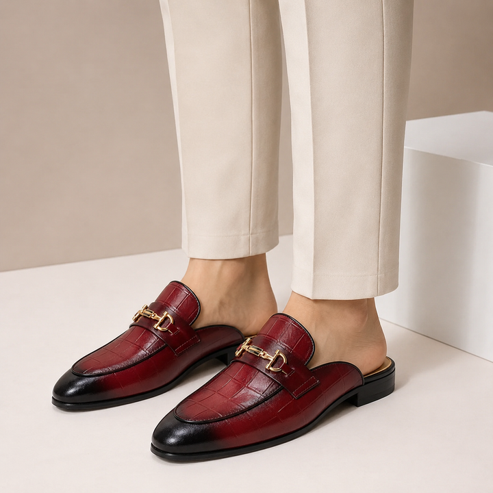 Brancetti Cowhide Leather Mules