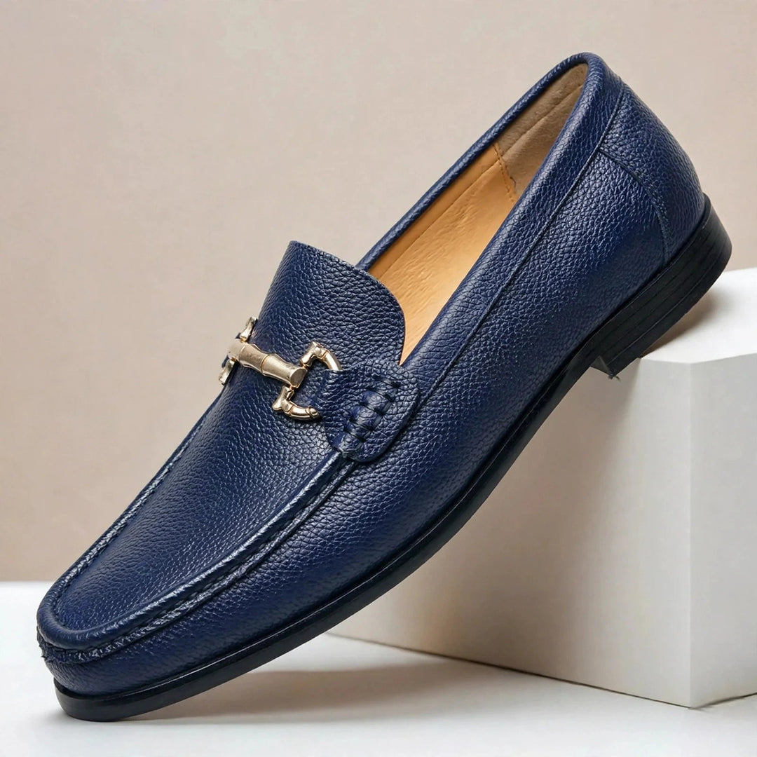 Vescari Cowhide Leather Loafers