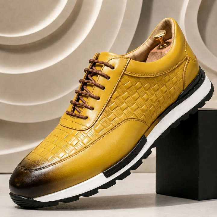 Costaro Cowhide Leather Sneakers