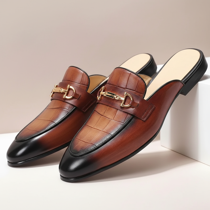 Brancetti Cowhide Leather Mules