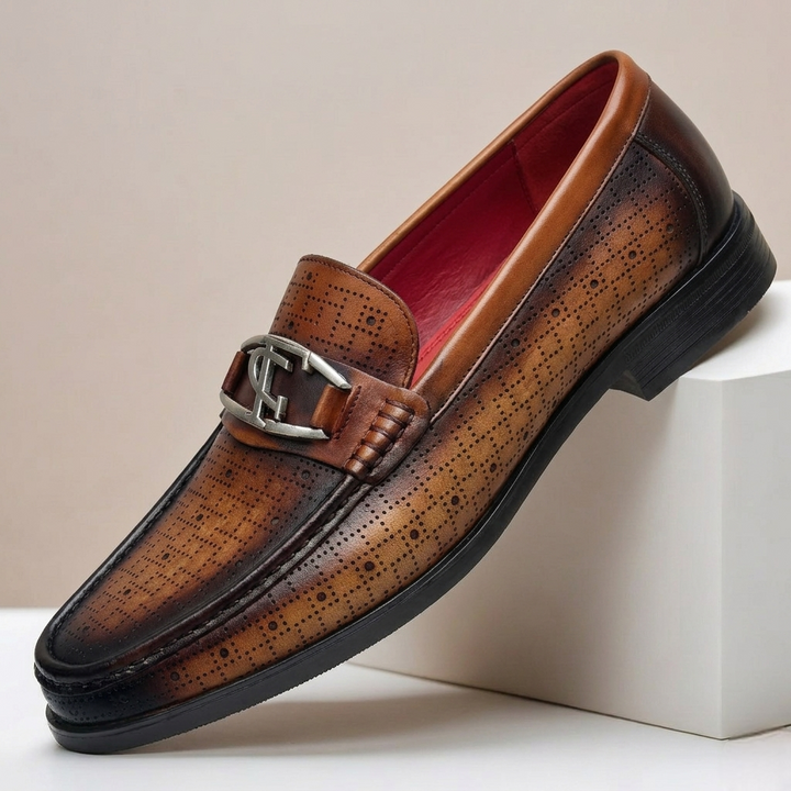 Dalmari Cowhide Leather Loafers