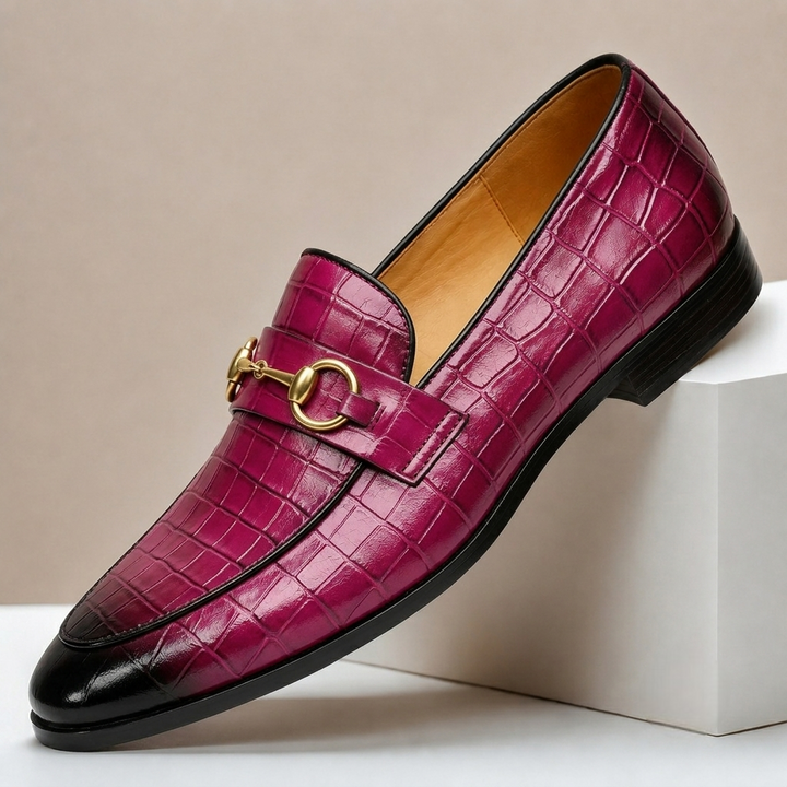 Ravelli Cowhide Leather Loafers