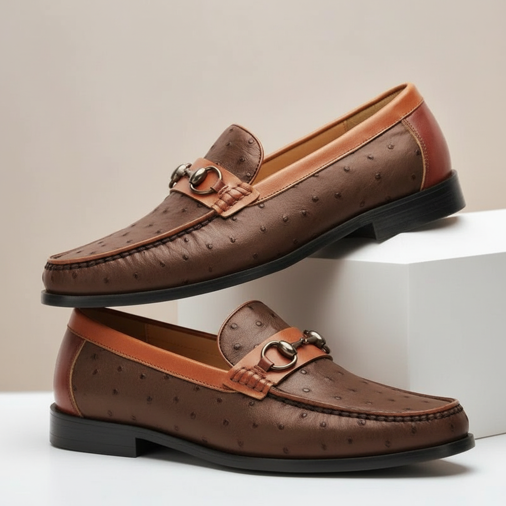Varetti Cowhide Leather Loafers