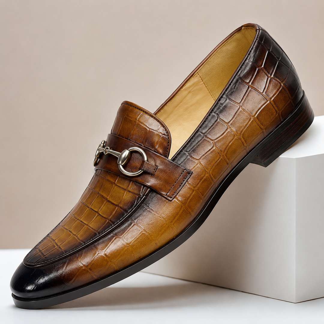 Ravelli Cowhide Leather Loafers