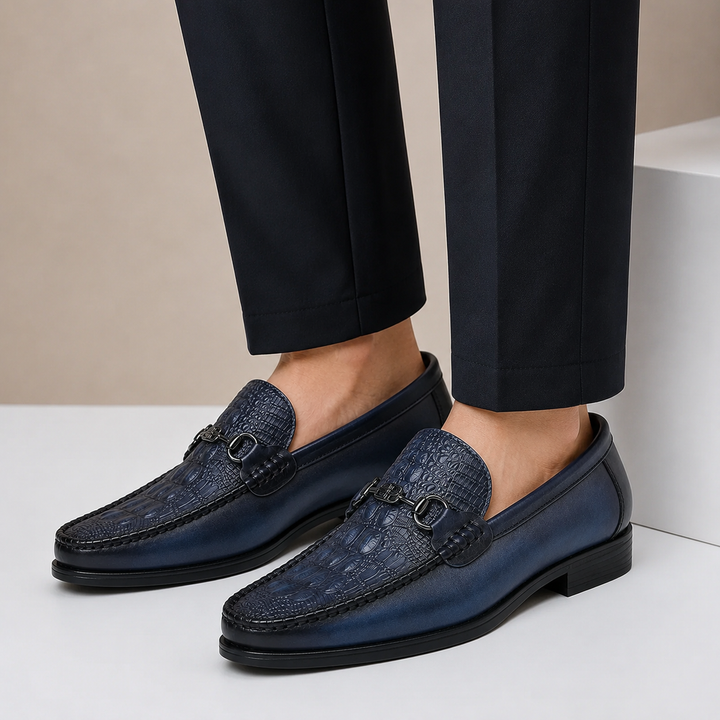 Massaro Cowhide Leather Loafers
